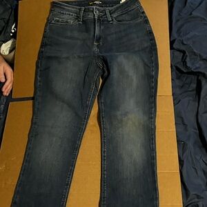 Lee Women's Dark Blue Straight Leg Jeans